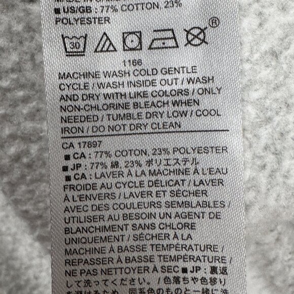 Banana Republic Original Classic Men's Crewneck Sweatshirt Size Large Gray NWOT - Picture 7 of 7